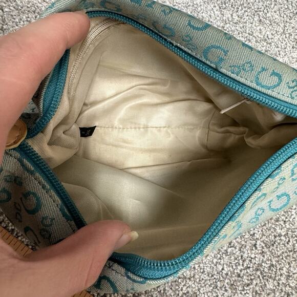 Vintage Y2K Guess Baguette Purse Logo Preppy Coquette Retro Mini Shoulder Bag - Picture 7 of 14